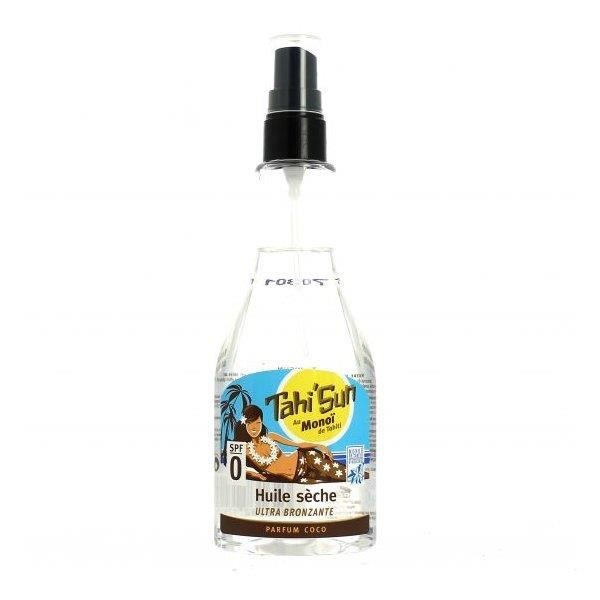 Huile Sèche Ultra Bronzante TAHI'SUN - Parfum CocoSoleil des Îles