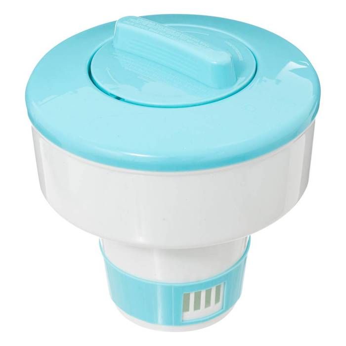 Diffuseur de chlore flottant - H 17.5 x D 17 - Accessoire de piscine