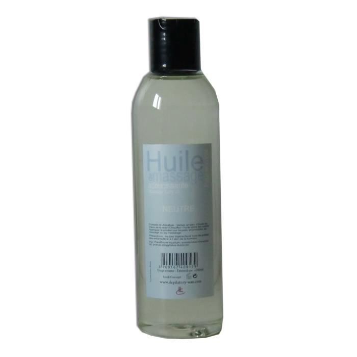 Huile de massage Pro. NEUTRE flacon de 200 ml