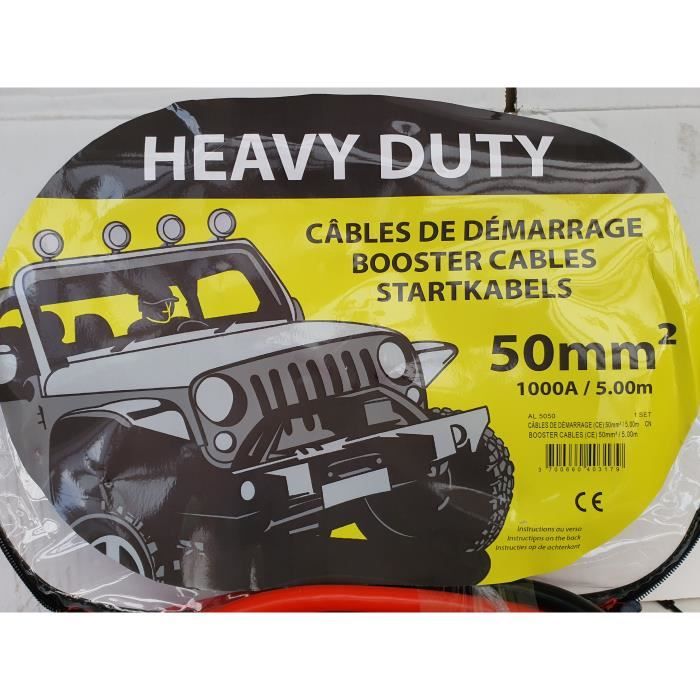 CABLES DE DEMARRAGE PRO 50mm² - 1000A