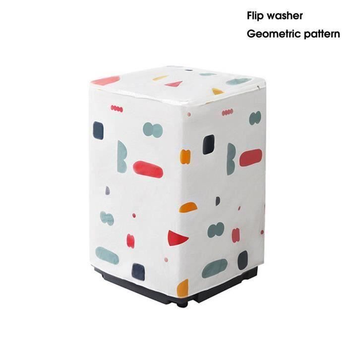 Housse Anti Poussière Pr Lave-Linge TOP Géométrique 57.5X56X83cm L13307