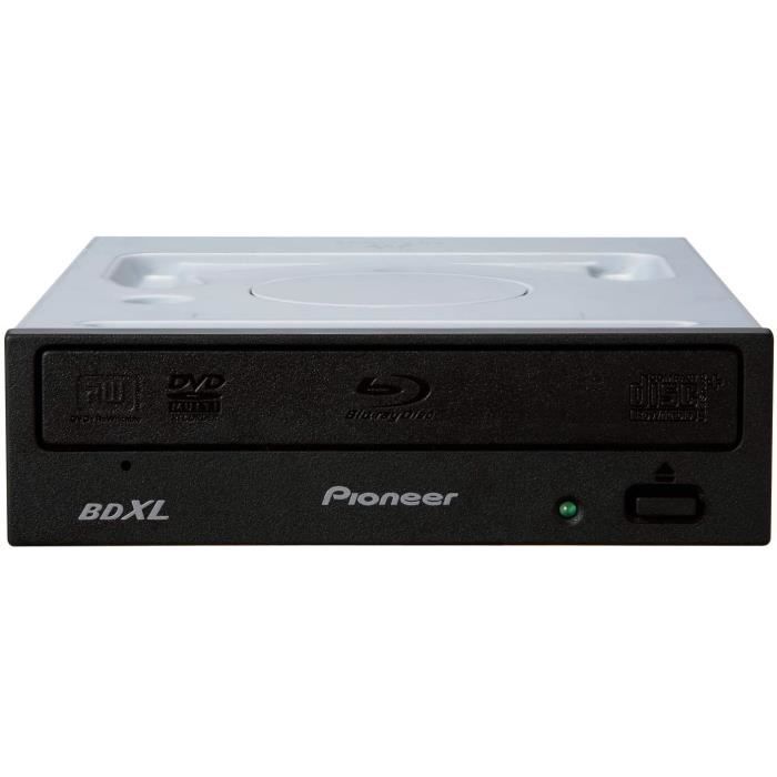 Pioneer BDR-212EBK 16X SATA 4K Blu-Ray, DVD, graveur de CD Interne avec Prise en Charge BDXL et M-Disc (Noir)