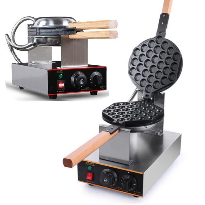 Machine à Gaufres Électrique Réglage de La Températur,Gaufrier Anti-adhésive 0-250℃Minuterie 0-3 Minutes