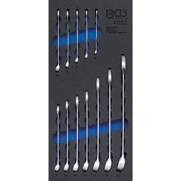 INSERT DE SERVANTE 1/3 BGS TECHNIC JEU 12 CLES MIXTES 6 à 22 COMPLET