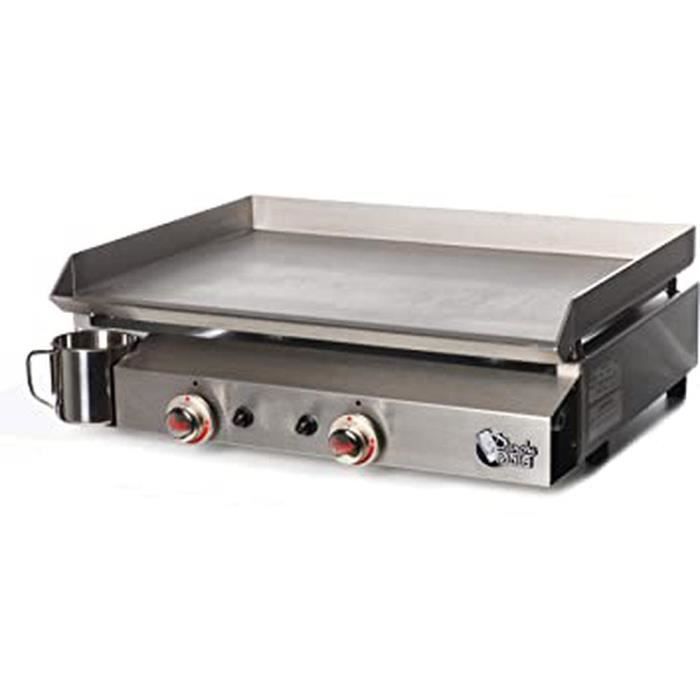 Plancha Tonio - Plancha Bento 6 à 12 personnes - Gaz butane propane - Plaque de cuisson inox – Caisson Inox – Système de sécurité th