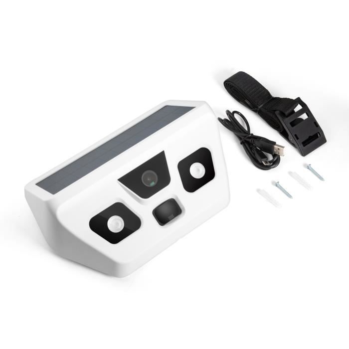 Technaxx Caméra d'extérieur solaire FullHD avec éclairage LED TX-156