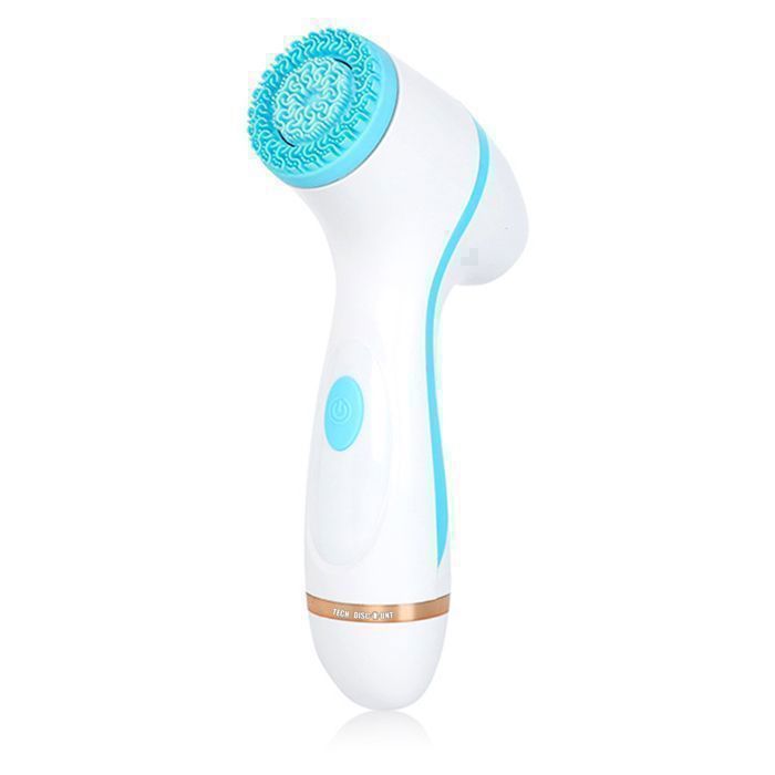 TD® Brosse de massage manuel, nettoyage sonique anti démangeaisons anti cellulite rotative plastique Visage corps hygiène accessoire