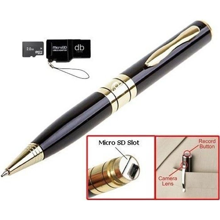 Stylo camera espion & appareil photo