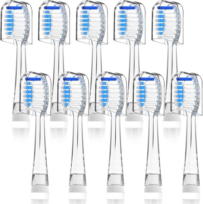 Lot De 16 Têtes De Brosse à Dents Souples Pro Sensitive - Compatibles Avec De Nombreux Modèles - Neuf