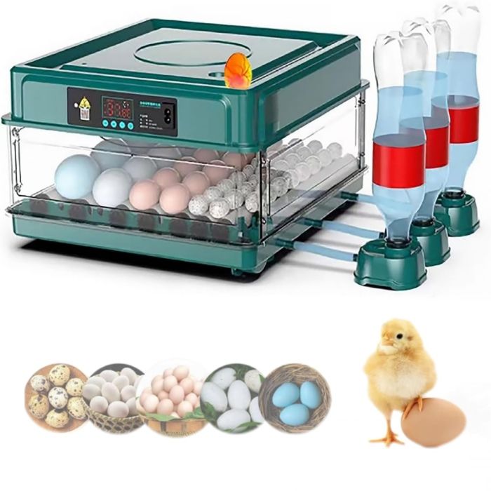 Comparer les prix de Couveuse Oeuf Automatique 36 Oufs, Retournement Automatique des œufs, Contrôle de la Température, Humidification Automatique