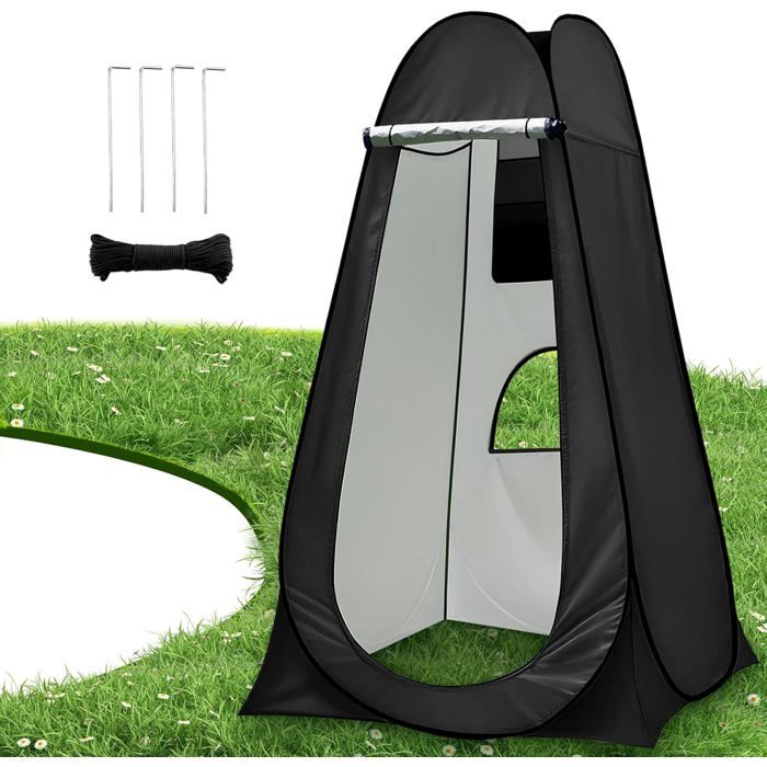 Elil Ensemble toilettes portables et tente d'intimité améliorée