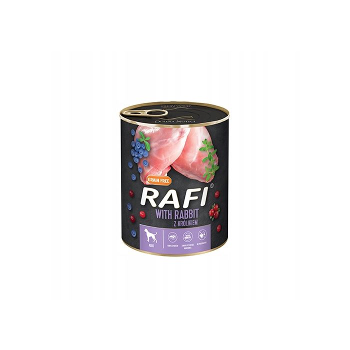 Nourriture humide pour chien au lapin - INSPIREDDOG - 800 g - Lapin - Myrtille - Canneberge - Sans céréales