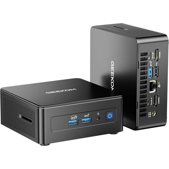 Mini PC GEEKOM IT15 Intel Core Ultra 5 225H DDR5 32Go RAM 1To SSD Windows 11 Pro 8K Intel Arc 130T GPU Mini Ordinateur de Bureau