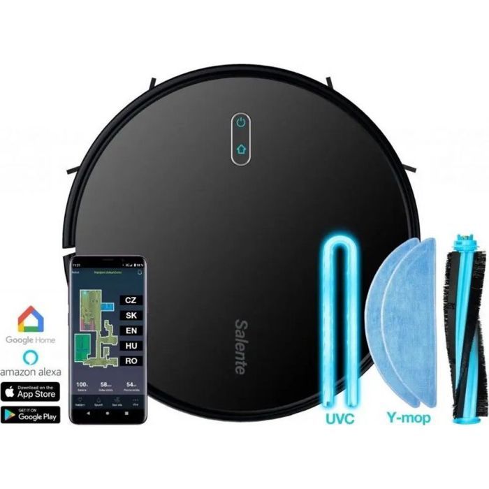 Aspirateur robot - EVOLVEO - RTX-G4 - Nettoyage robotisé - Stérilisation UVC - Noir - Evolveo