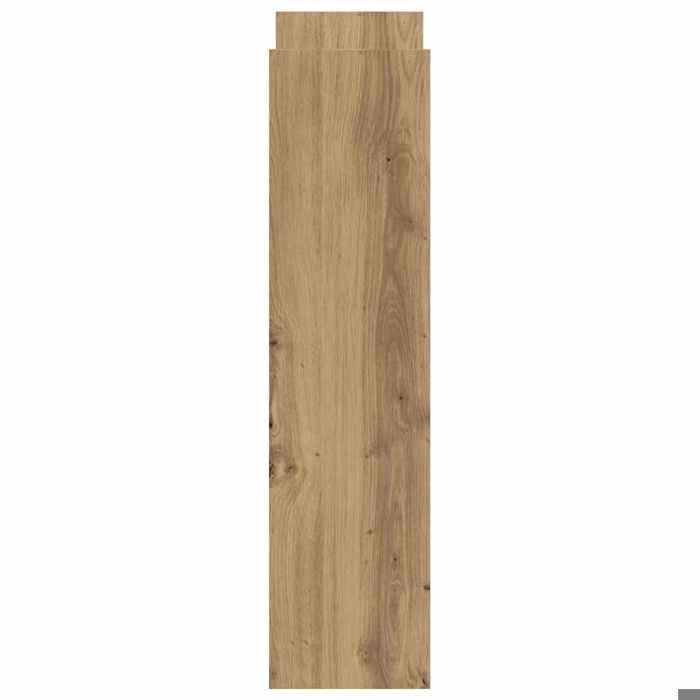 Soldes Printemps Chariot de rangement étroit 4 niveaux - BURKE - Desserte cuisine - chêne artisanal DD249