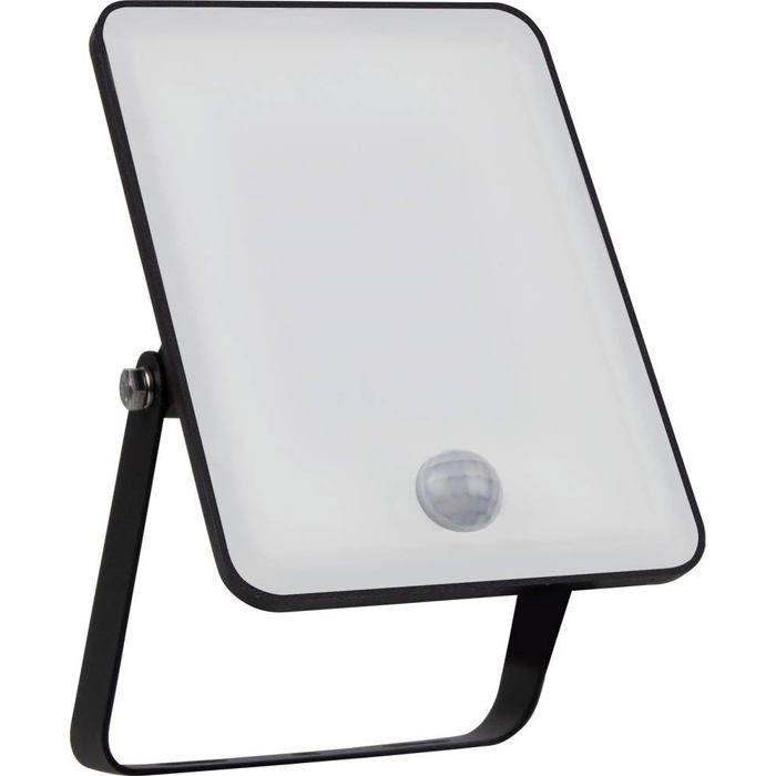 Projecteur extérieur avec capteur - Osram - 20W - 3000K - IP65 - Diffuseur satiné - Blanc Chaud - Économie dénergie