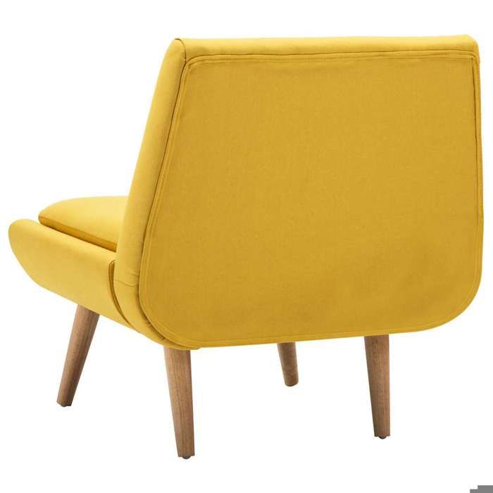 Fauteuil sans accoudoirs Jaune Tissu_2 ans garantie_84021