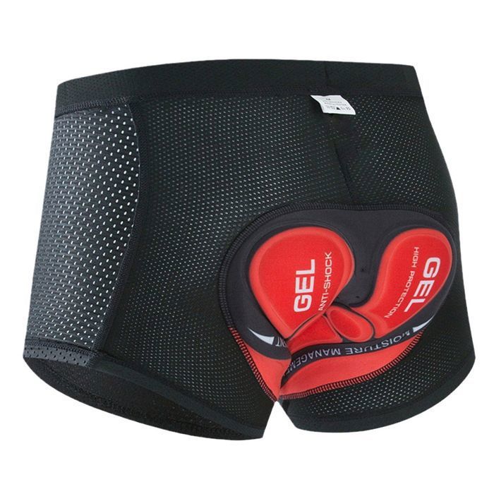 Shorts de vélo gel 3d rembourré homme  - Dofilo -  noir respirant séchage rapide