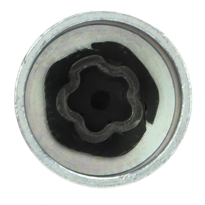 Cnnono8 1 Pièce écrou De Roue De Verrouillage Vis De Roue Outil De Retrait De Clé Adaptateur De Scoket 803 Métal Argenté Voiture Pour Jeep Renegade Wrangler Cherokee 2016-2020