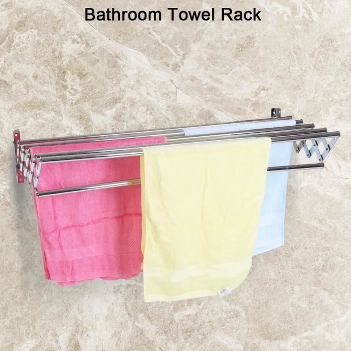 Supports De Salle De Bain Sechoir Extensible Porte Serviette