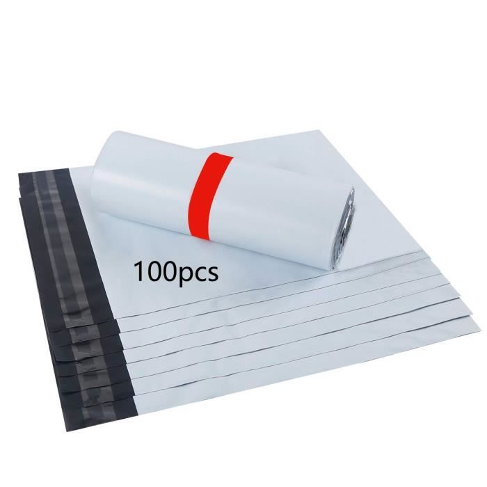 20 Enveloppes Plastiques Noires 40x50cm - Parfait Pour Vinted, Envois De Colis Et Documents