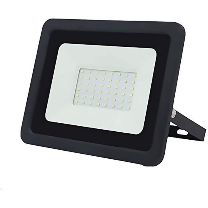 WCT Projecteur LED 10W Blanc Froid (6500K) Projecteur IP68 Étanche Réflecteur Mural Extérieur Éclairage Jardin Square Spot Lumière De Sécurité Extérieure