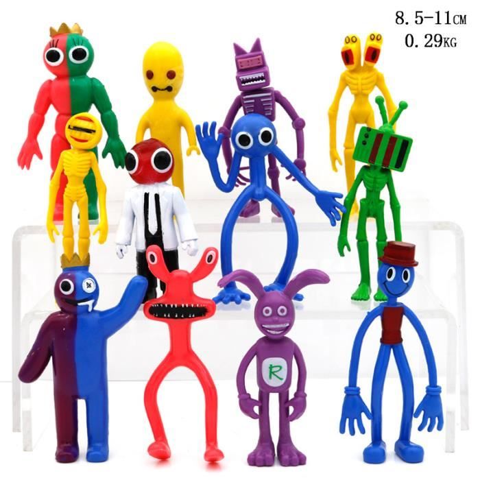 Figurines de Jeu Rainbow Friends, Lot de 12 Rainbow Friends Figure