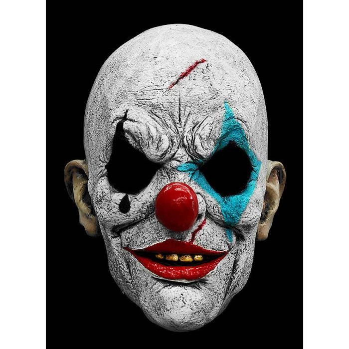 Masque De Clown D Horreur Integral Halloween Achat Vente Masque Decor Visage Cdiscount
