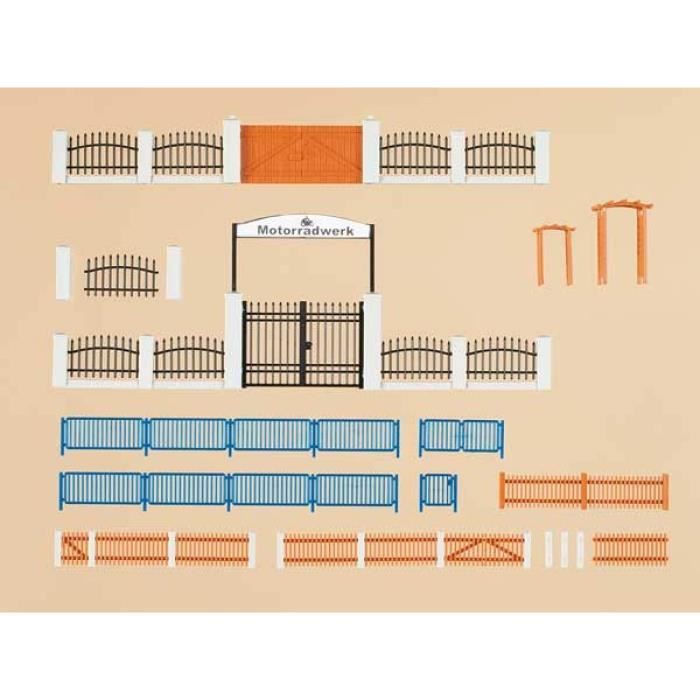 Faller - Kit De Clôture De Protection F180413 Pour Maquette Ferroviaire – Assemblage Requis, Pour Collectionneurs De 14 Ans Et Plus