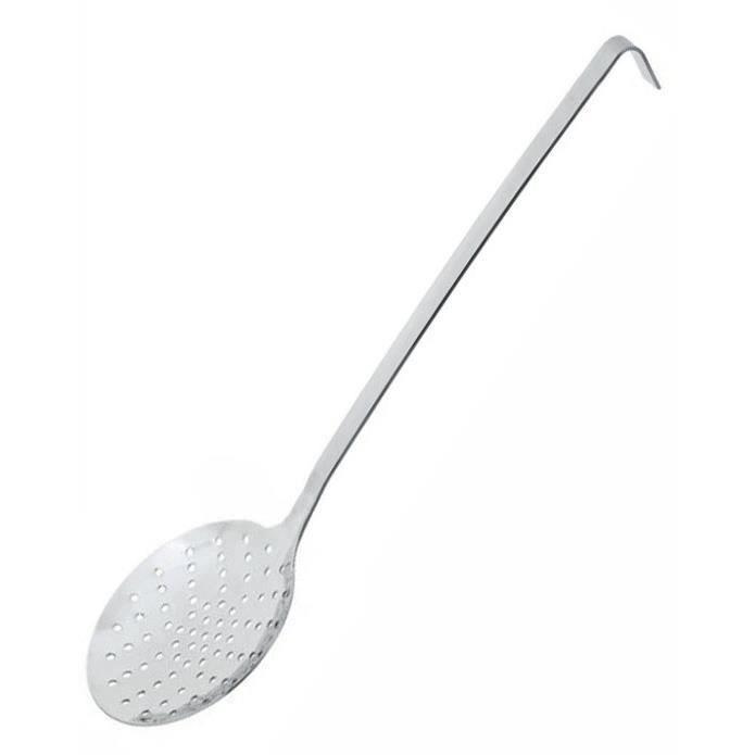 Evanda Écumoire Inox 38 Cm - Poignée Confort - Anti-Éclaboussures - Idéale Friture