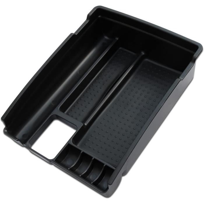 Boîte De Rangement Accoudoir Central MangWany Avec 3 Ports USB | Pour Dacia Logan 2 Sandero 2 | Console Double Couche