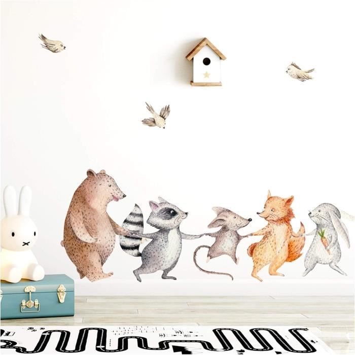 Autocollant Mural Inscription HOME - Bois, Multicolore - Idéal Pour Déco Intérieure, Pologne