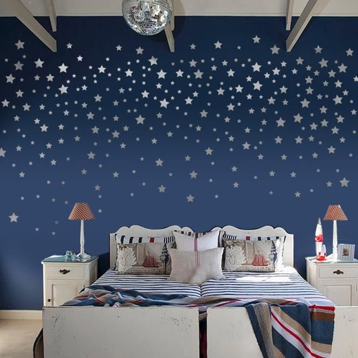 Mode Etoiles Stickers Muraux Enfants Chambre Bebe Bricolage Wall Art Decoration D Interieur Autocollant Hu2776 Achat Vente Stickers Soldes Cdiscount