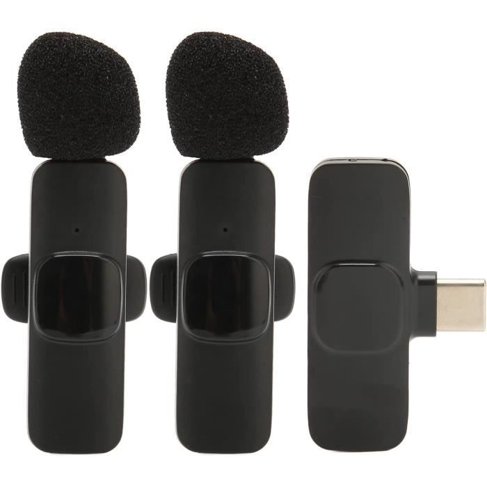 Système De Microphone Cravate Sans Fil By-Xm6 S2 2,4 Ghz Émetteur Et