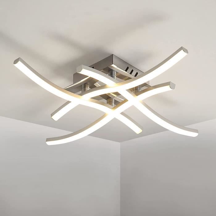 Plafonnier LED Lampe de plafond, intensité variable Télécommande