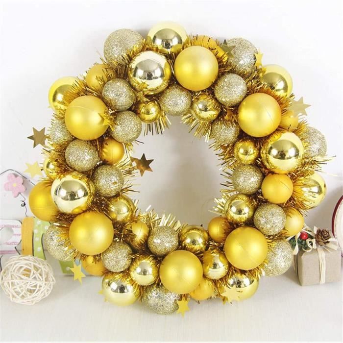 KADAX Couronne de Noël en polyéthylène - Couronne de Noël - pour Porte KADAX Couronne de Noël en polyéthylène - Couronne de Noël - pour Porte