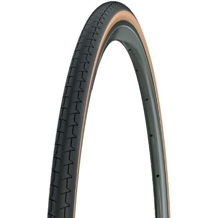 Pneu vélo route Michelin Dynamic Classic Access Line - 700x23C (23-622) - Noir beige - TUBETYPE