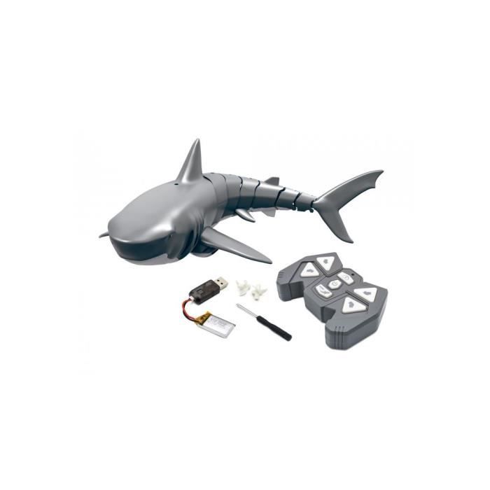 Requin radiocommandé - BUKI FRANCE - Longueur 34cm - Portée télécommande 20m - Batterie