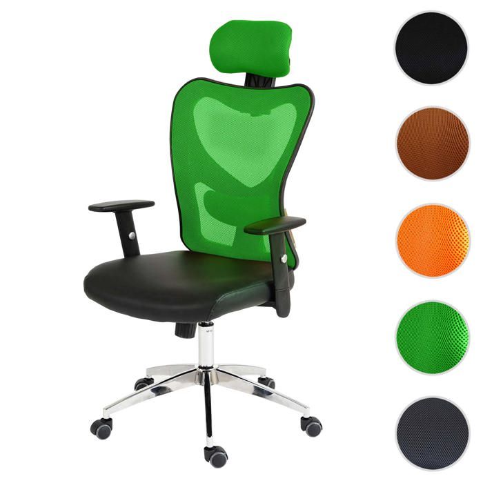 Fauteuil de bureau américain Atlanta similicuir ~ vert