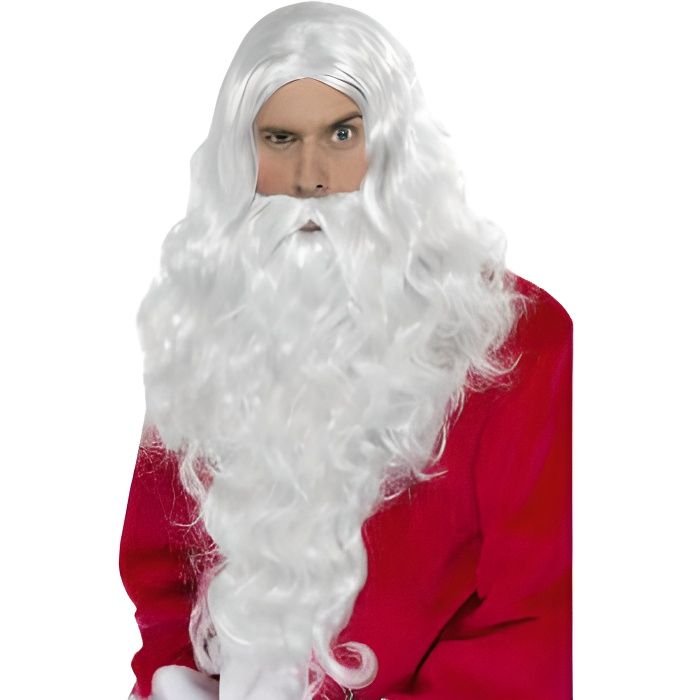 moustache et lunettes Set-Père Noël 4622 Père Noël perruque avec barbe