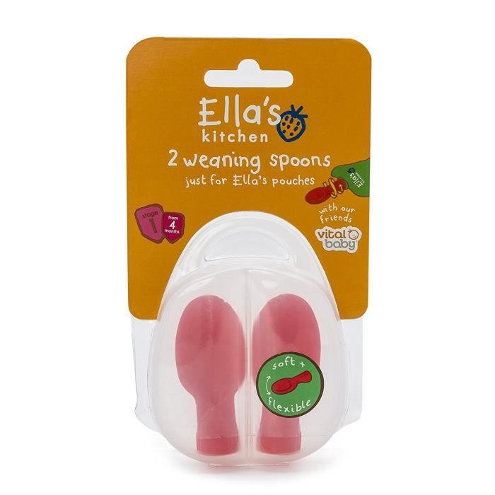 Cuisine Sevrage Cuiller 2 Pack Vital Bebe Ella Cdiscount Pret A Porter