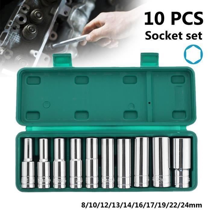 1//2/" Lecteur Superficiel Métrique Hex//Clé Allen Bit Socket 4 mm 17 mm 9pcs Bergen