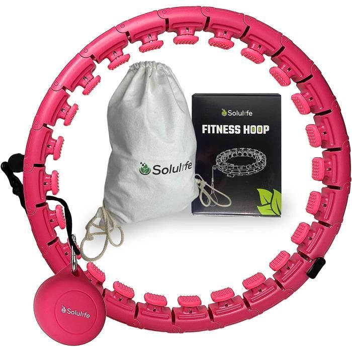 Smart Fitness Cerceau Hula Hoop pour Perte de Poids, avec Picots de Massage  et 28 pneus réglables pour Adulte,Enfant,Débutant, Rose - Cdiscount