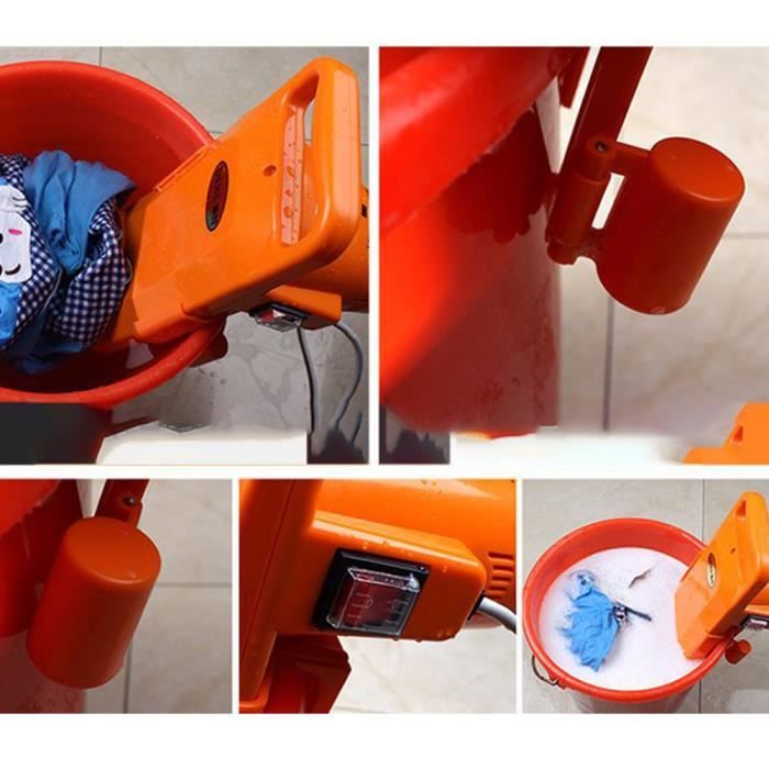 Mini machine à laver lave-linge portable manuelle pour camping, Voyage,  studio. (2,5 kg, 150W) - Orange - Cdiscount Electroménager