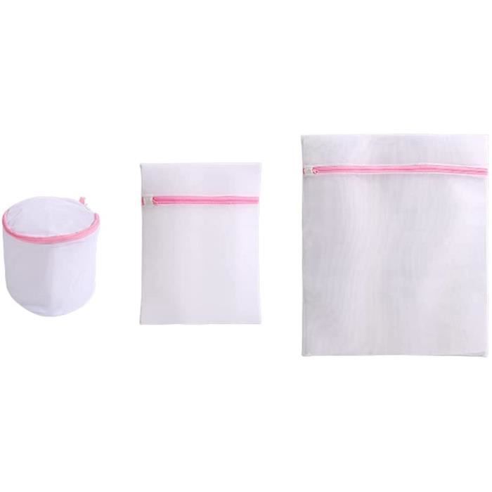 Lot De 5 Sacs à Linge En Maille Pour Machine à Laver - Protection Vêtements Délicats, Lavage Et Voyage