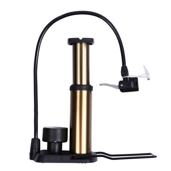Mini Pompe à Vélo Portable Rechargeable 100 PSI - Gonfleur électrique Noir - Pour Cyclisme