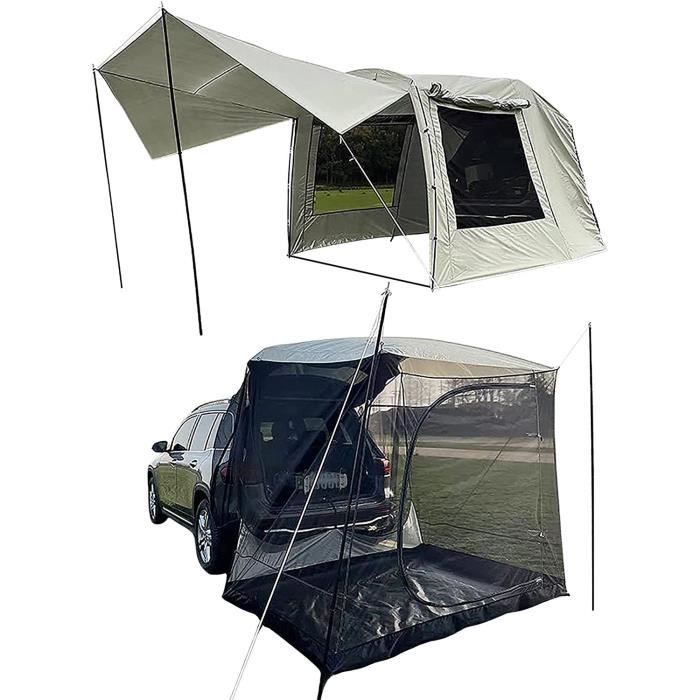 UNP Tente SUV Pour Camping, Voiture 6 Personnes, VUS, Tente De Hayon Pour Extérieur, Facile à Installer Avec Pare-pluie, 3 X 2,9 X 2,7 M (H) (bleu Océan