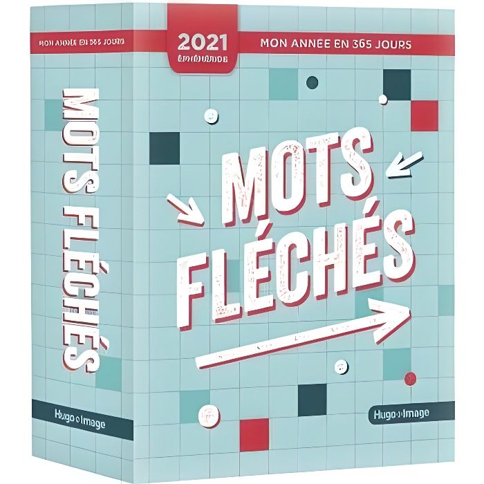 hugo image mots fleches grand format mon annee en 365 jours 2021 ephemeride cdiscount jeux jouets