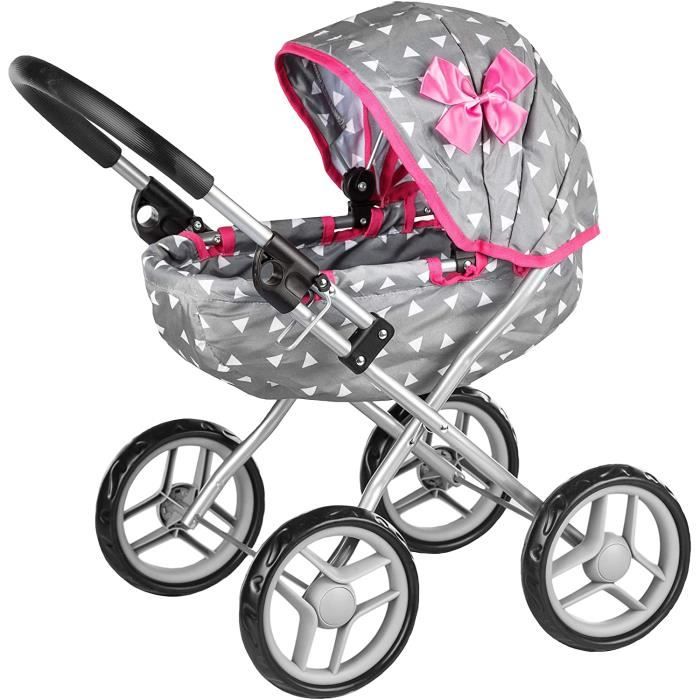 Kinderplay Poussette Poupee Poussette Jouet Poussette Landeau Bebe pour Poupe Gondola Poigne hauteur de cm Ce Landau Est Pl[8765]