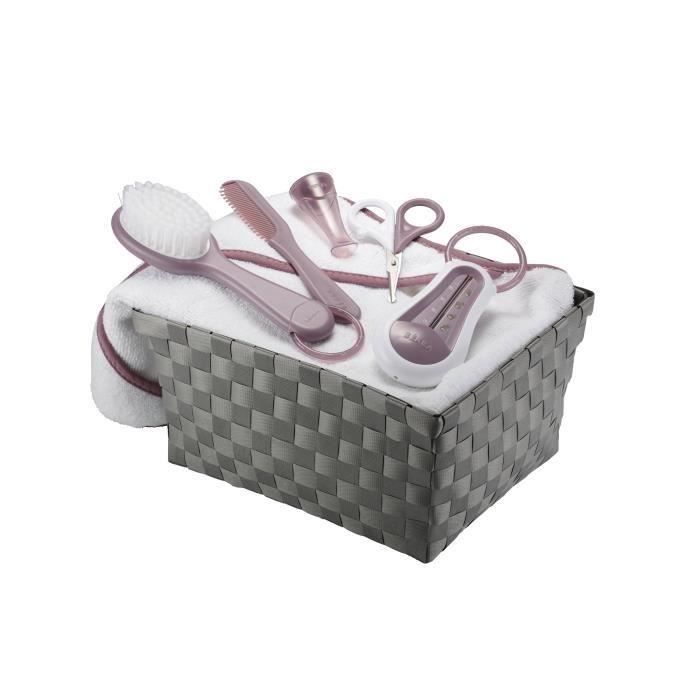 Corbeille De Toilette Bubble Rose Beaba Achat Vente Kit Bain Bebe Cdiscount